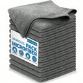 HYER KITCHEN Grey Cleaning Cloth Set, Super Soft, Quick Dry, And Absorbent,Kitchen,Bathroom,Home,Household Supplies