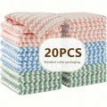 20pc Microfiber Cleaning Cloth, Kitchen Towels For Dish Drying Washing, Absorbent Streak Free Lint Free Rags For Cleaning, Reusable And Washable Towels, Cleaning Rags No Odor, Car Wipe,Festive Gifts,Christmas Gifts.