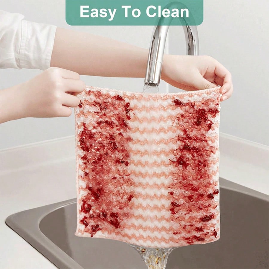 20pc Microfiber Cleaning Cloth, Kitchen Towels For Dish Drying Washing, Absorbent Streak Free Lint Free Rags For Cleaning, Reusable And Washable Towels, Cleaning Rags No Odor, Car Wipe,Festive Gifts,Christmas Gifts.