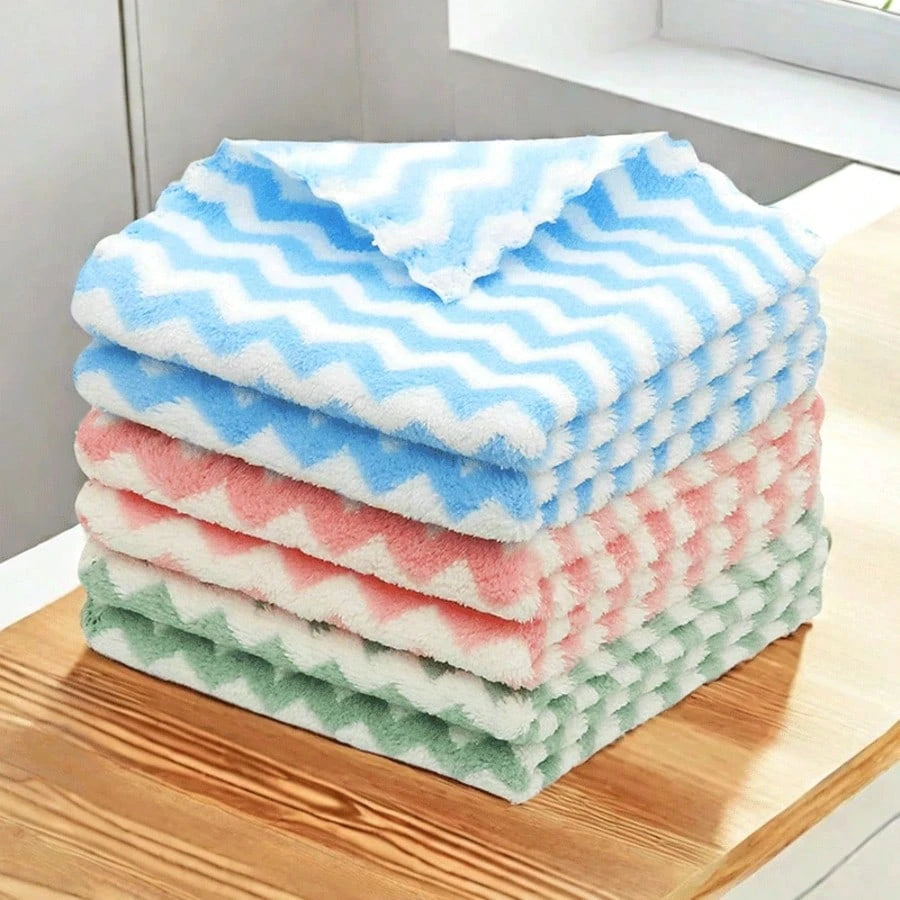 20pc Microfiber Cleaning Cloth, Kitchen Towels For Dish Drying Washing, Absorbent Streak Free Lint Free Rags For Cleaning, Reusable And Washable Towels, Cleaning Rags No Odor, Car Wipe,Festive Gifts,Christmas Gifts.