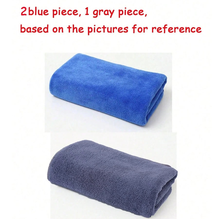 4/8pcs Reusable & Washable Super Microfiber Cleaning Cloths, Suitable For Mop, Floor And Window Cleaning, Modern Style, Non-Woven, Absorbent And Quick Drying