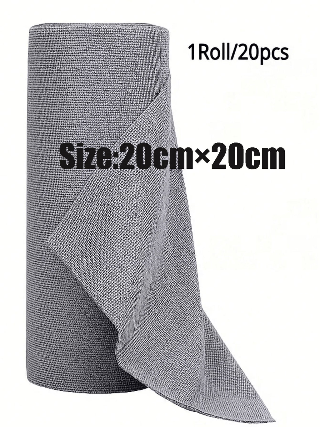 1 Roll/20pcs Reusable Super Absorbent Microfiber Cleaning Wipes - Highly Absorbent, Durable And Machine Washable Kitchen Towels, Suitable For Washing Dishes, Cleaning Countertops, Floors - Multipurpose Household Cloths, Modern Square Design, Space Themed Cleaning Supplies, Dish Cloths, Countertop Wipes, Highly Absorbent Fabric