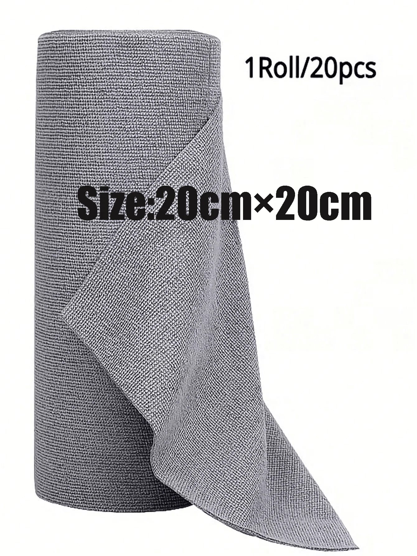 1 Roll/20pcs Reusable Super Absorbent Microfiber Cleaning Wipes - Highly Absorbent, Durable And Machine Washable Kitchen Towels, Suitable For Washing Dishes, Cleaning Countertops, Floors - Multipurpose Household Cloths, Modern Square Design, Space Themed Cleaning Supplies, Dish Cloths, Countertop Wipes, Highly Absorbent Fabric