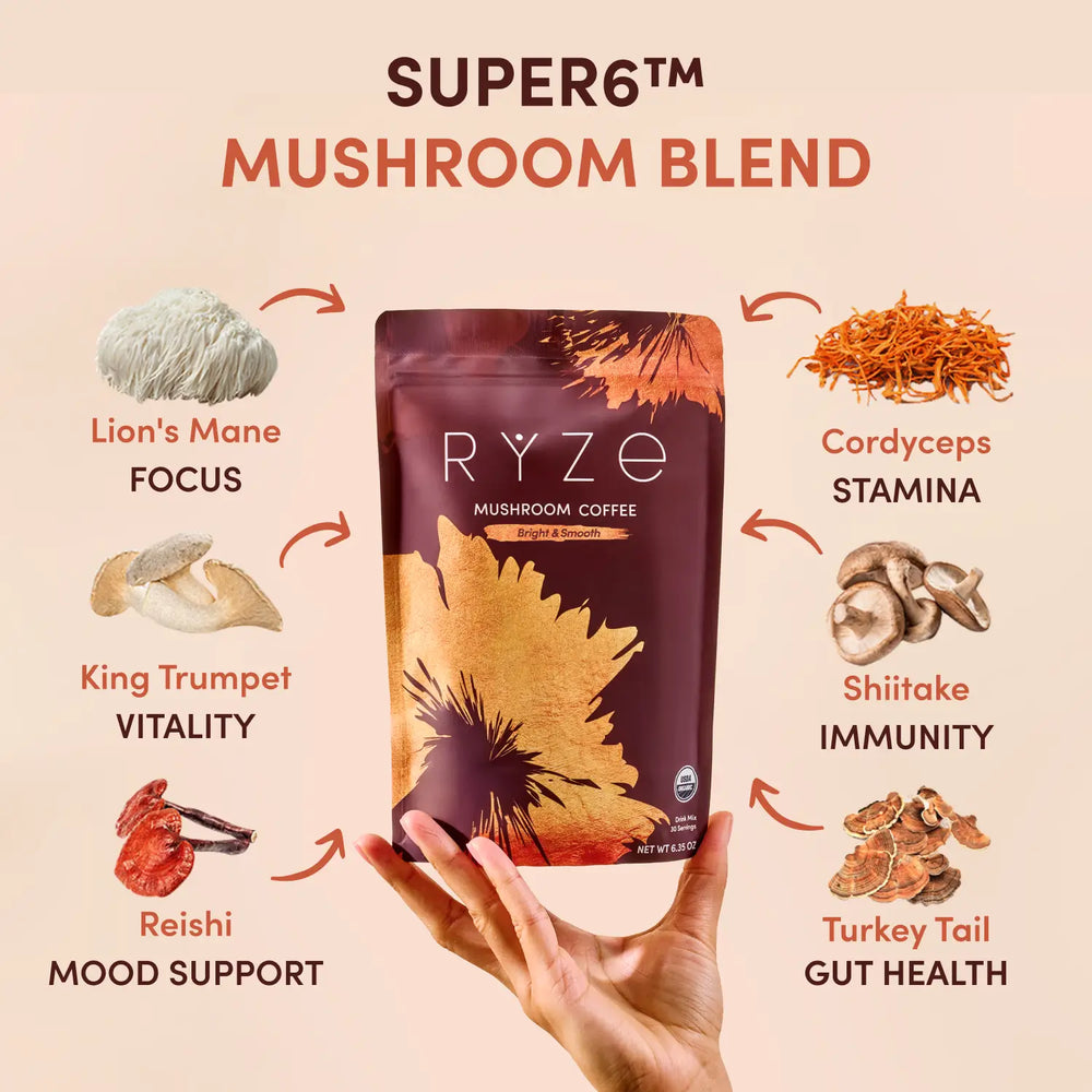 Mushroom Coffee (30 Servings) – RYZE