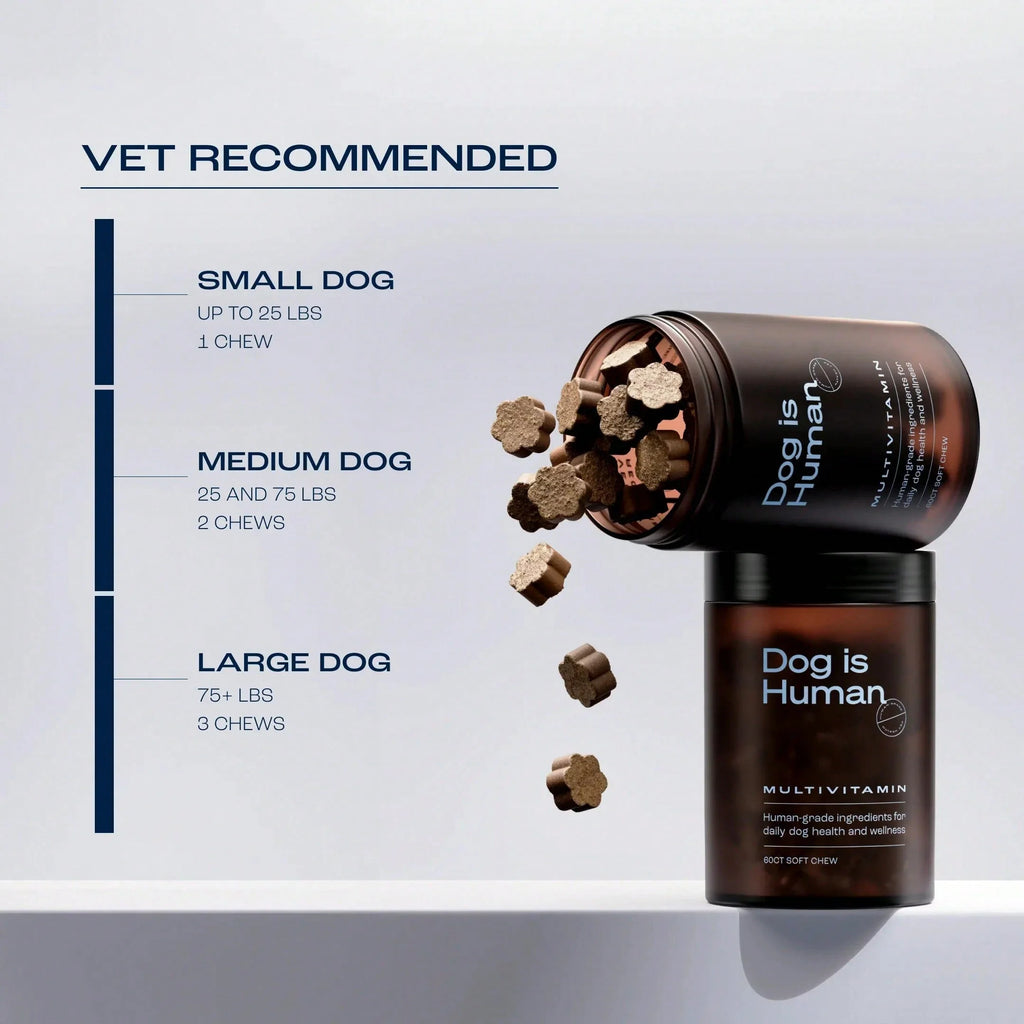 Daily Multivitamin For Dogs (Chicken Flavor) Human-Grade, Vet-Formulated, Made In Vermont