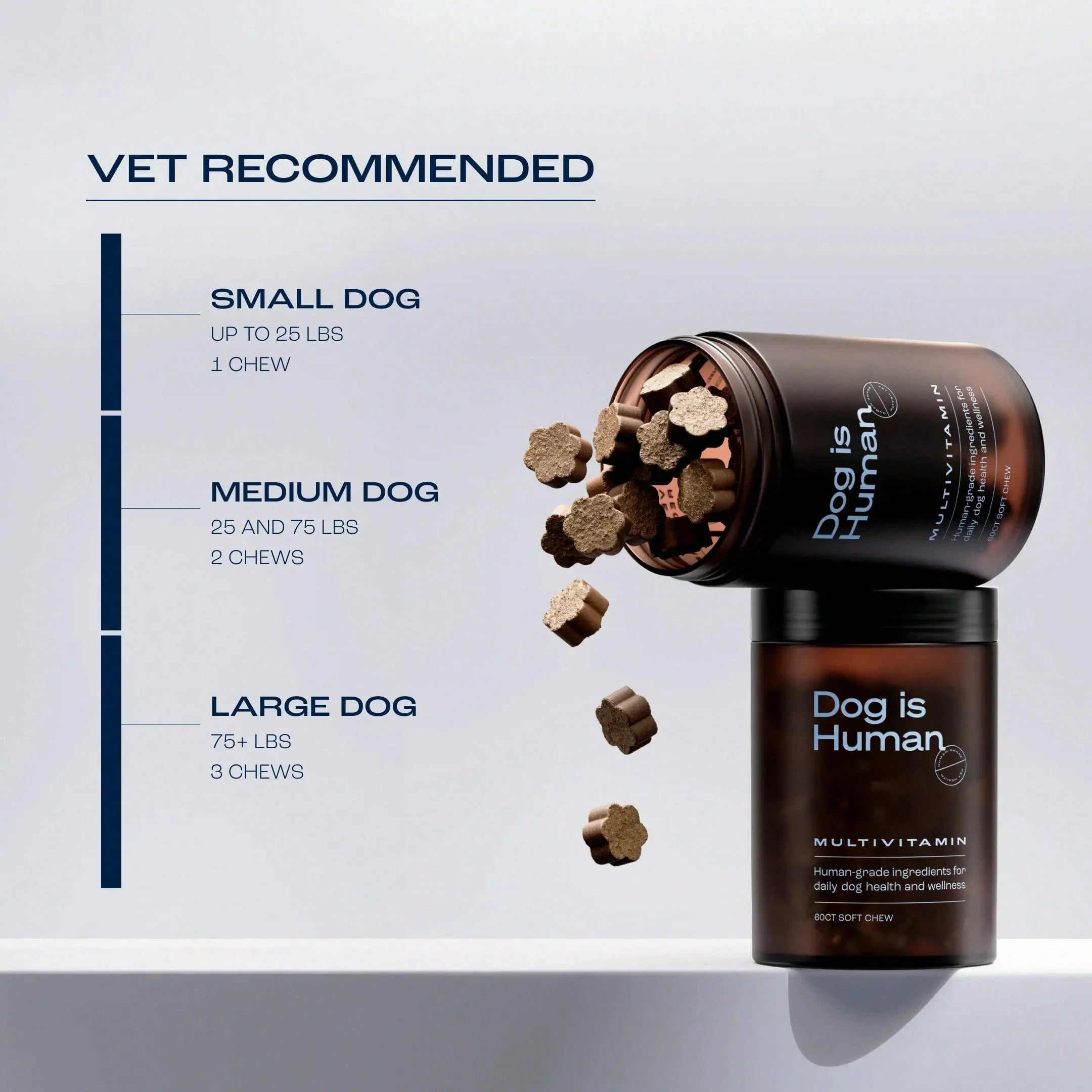 Daily Multivitamin For Dogs (Chicken Flavor) Human-Grade, Vet-Formulated, Made In Vermont