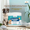 Dog Calming Powder Supplement With Valerian Root & Chamomile For Dog Anxiety Relief,Separation Anxiety,Fireworks Noise & Travel Stress,Beef Flavor