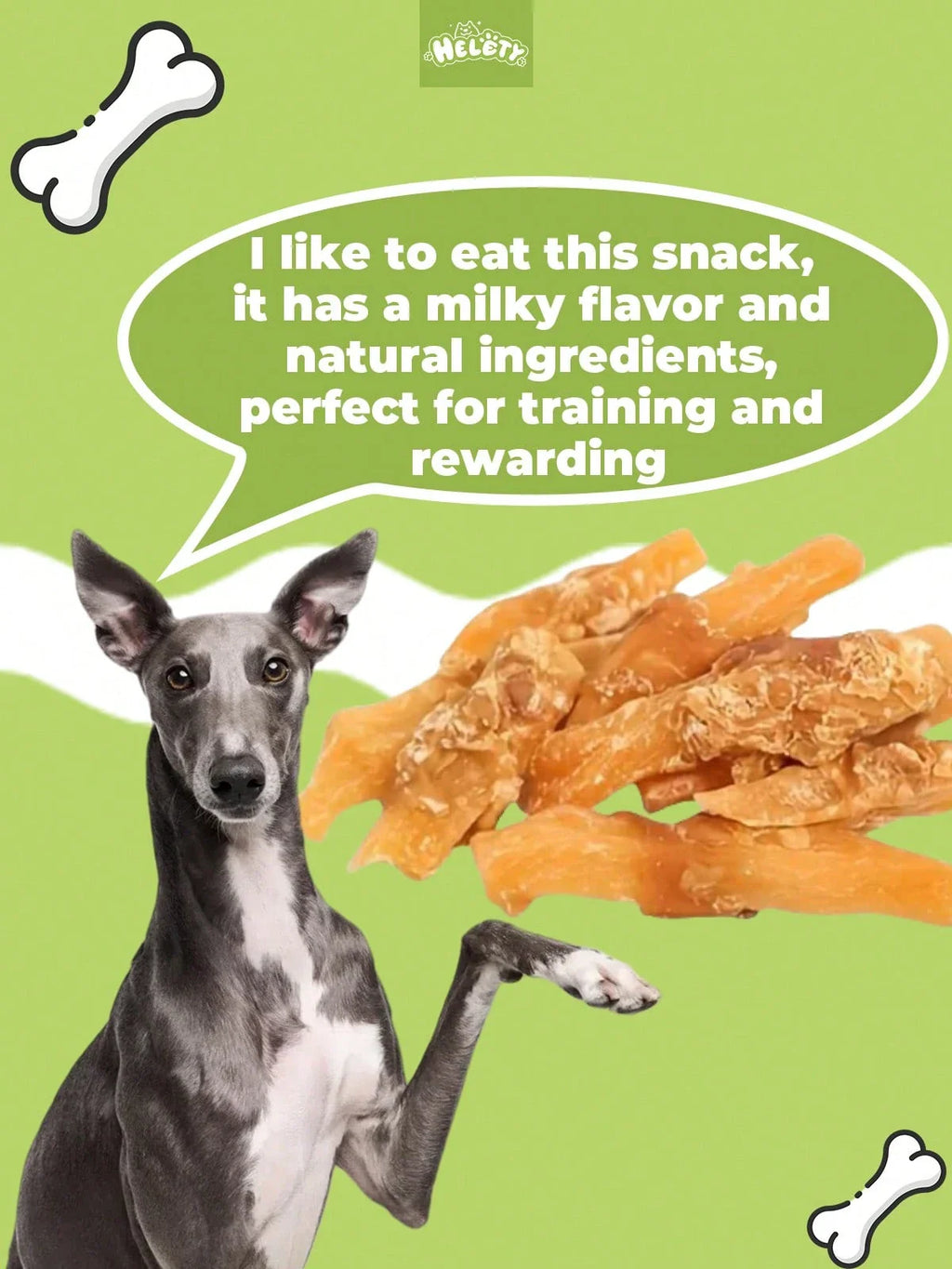 helety 200g/400g/800gDog Snacks, Duck Chicken, Sweet Potatoes, Dog Teeth Grinding Snacks, Teeth Cleaning Interactive Pet Snacks