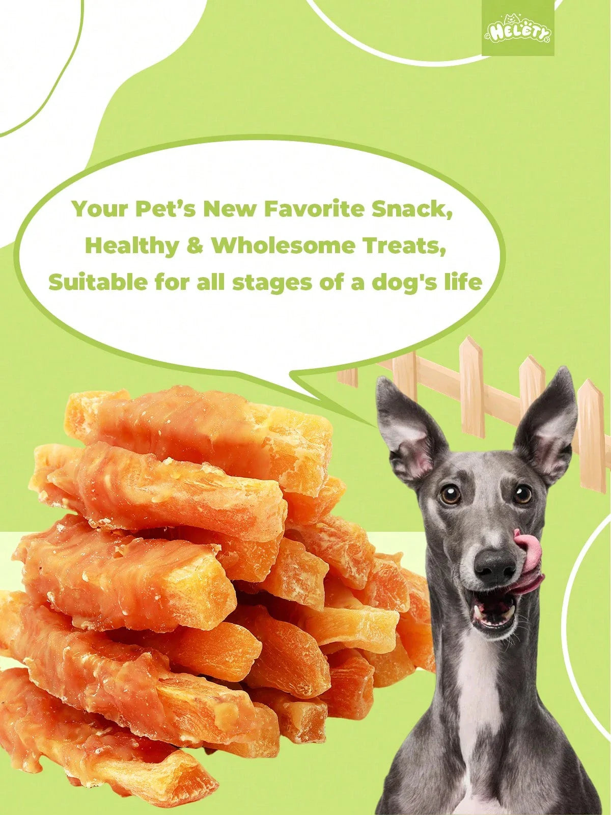 helety 200g/400g/800gDog Snacks, Duck Chicken, Sweet Potatoes, Dog Teeth Grinding Snacks, Teeth Cleaning Interactive Pet Snacks