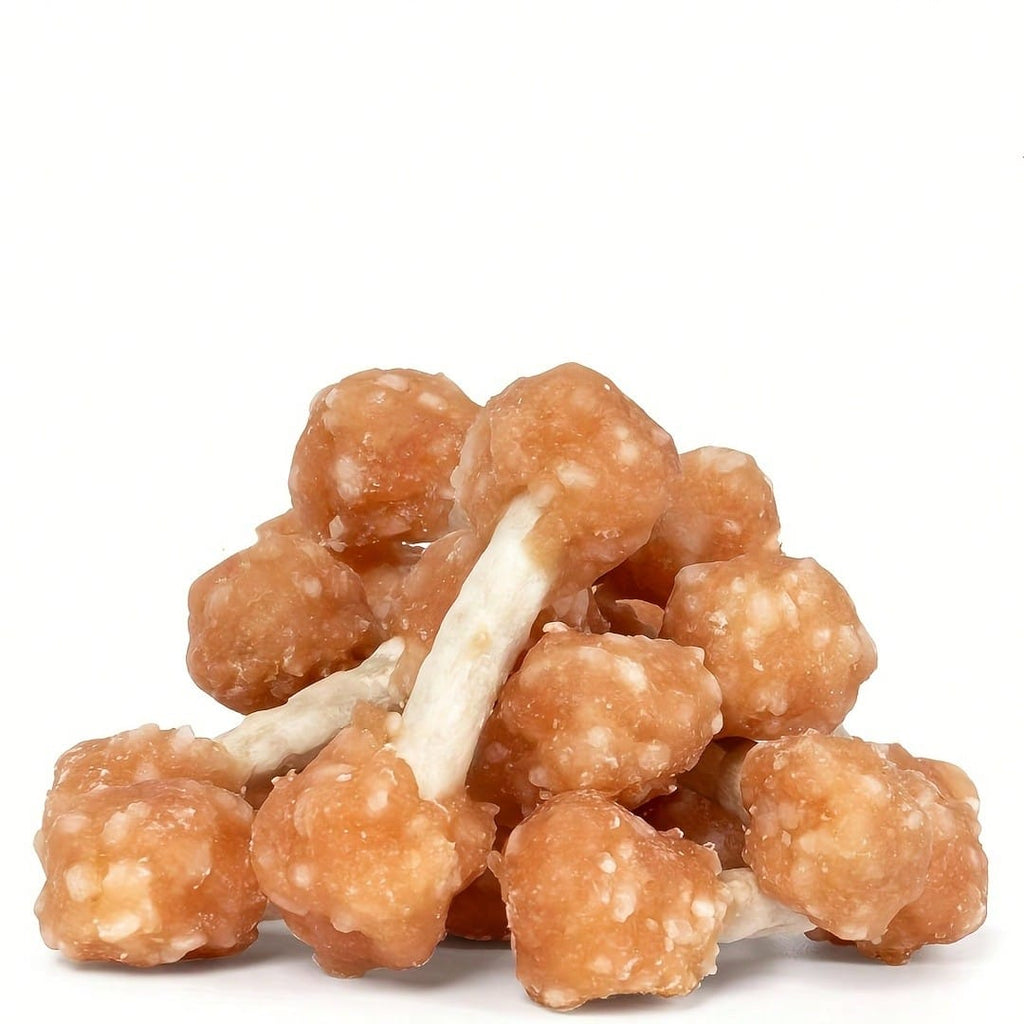 helety Chicken Dumbbells For Dogs, Chicken Dog Treats For Small, Medium And Large Breeds, Natural Dog Treats, Rice Dog Treats, Healthy, High In Protein, Easily Digestible, Long-Lasting, Perfect Dog Training Reward Treats.