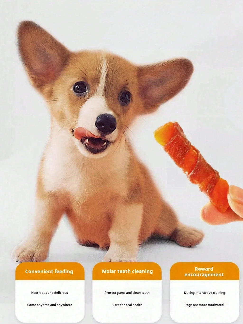 helety Pet Snacks-Chicken Or Duck Roasted Sweet Potato