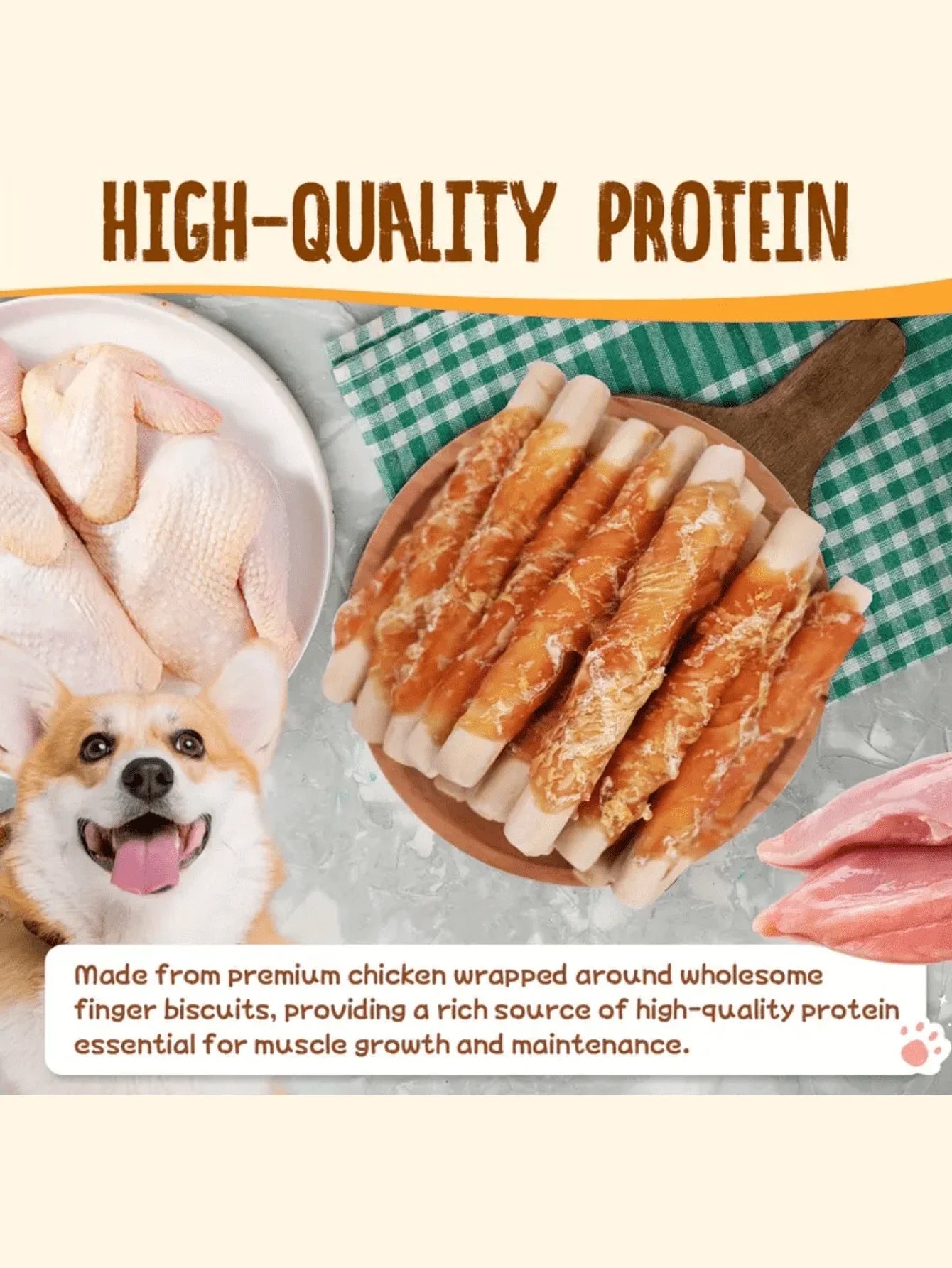 helety Pet Snacks-Duck Milk Stick